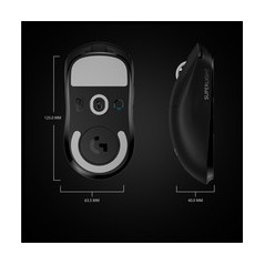 Logitech PRO X SUPERLIGHT Wireless Gaming Mouse - Ultra-Fast Optical Performance in Sleek Black - Unleash Your Gaming Potential!